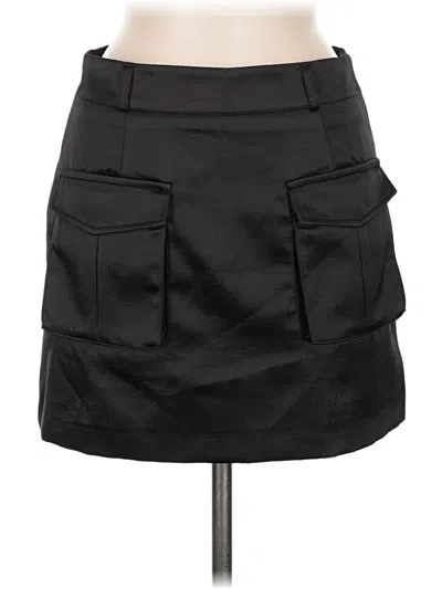 Pre-owned Assorted Brands Casual Skirt In Black
