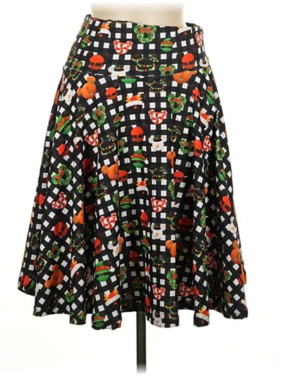 Pre-owned Assorted Brands Casual Skirt In Black