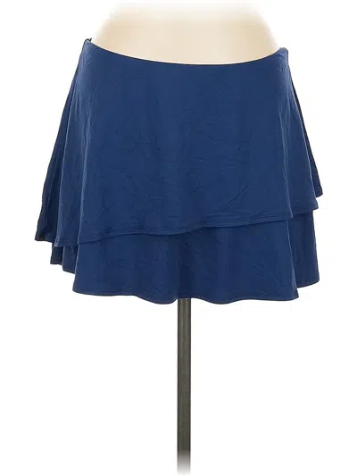 Pre-owned Assorted Brands Casual Skirt In Blue