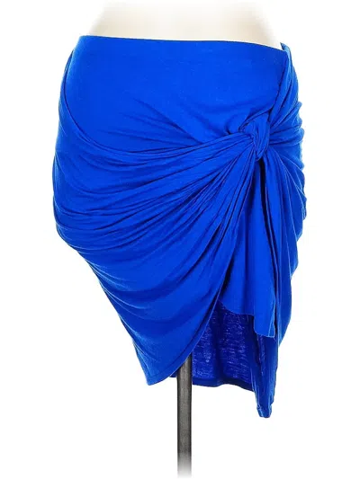 Pre-owned Assorted Brands Casual Skirt In Blue