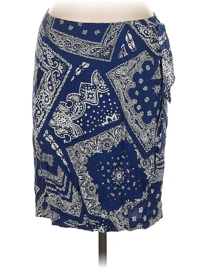 Pre-owned Assorted Brands Casual Skirt In Blue
