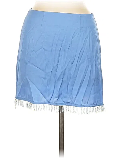 Pre-owned Assorted Brands Casual Skirt In Blue