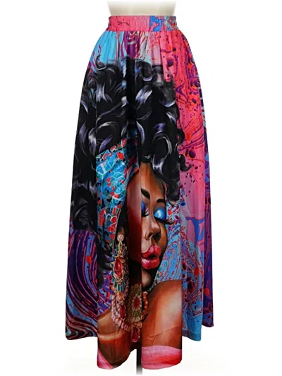 Pre-owned Assorted Brands Casual Skirt In Blue