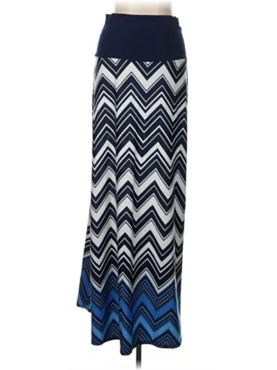 Pre-owned Assorted Brands Casual Skirt In Blue