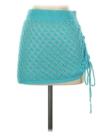 Pre-owned Assorted Brands Casual Skirt In Blue