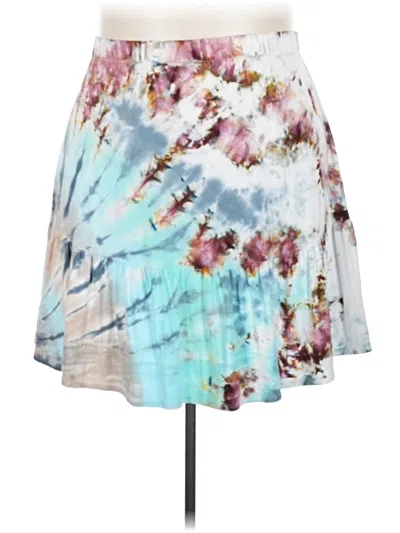 Pre-owned Assorted Brands Casual Skirt In Blue
