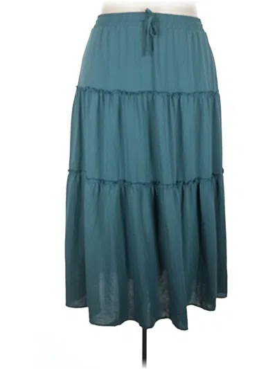 Pre-owned Assorted Brands Casual Skirt In Blue