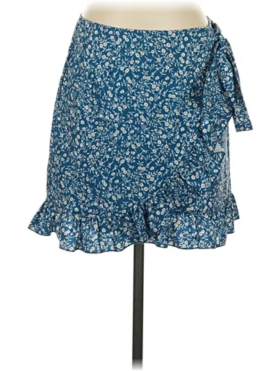 Pre-owned Assorted Brands Casual Skirt In Blue