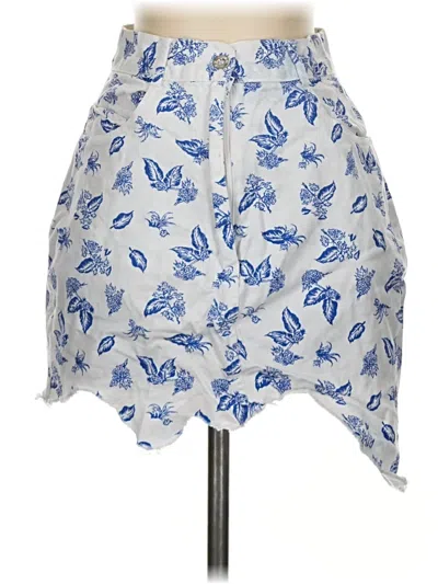 Pre-owned Assorted Brands Casual Skirt In Blue