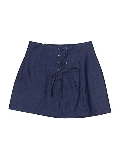 Pre-owned Assorted Brands Casual Skirt In Blue