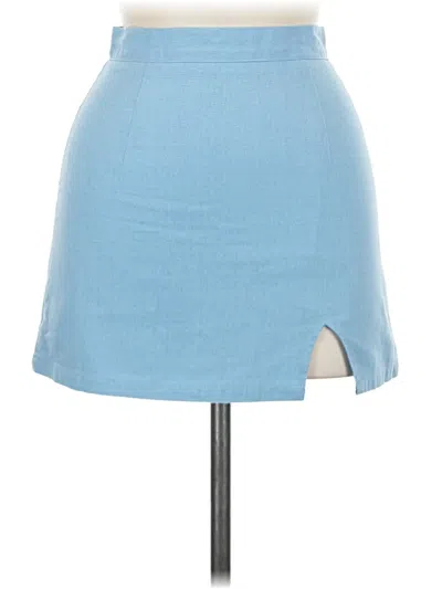 Pre-owned Assorted Brands Casual Skirt In Blue