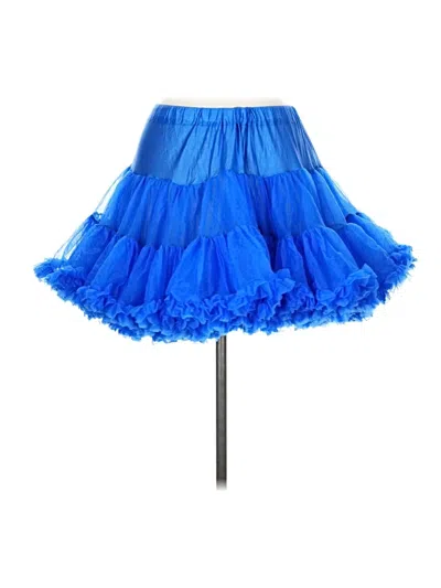 Pre-owned Assorted Brands Casual Skirt In Blue