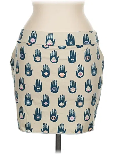 Pre-owned Assorted Brands Casual Skirt In Blue