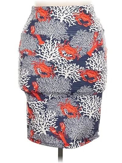 Pre-owned Assorted Brands Casual Skirt In Blue