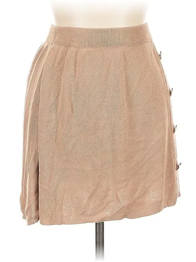 Pre-owned Assorted Brands Casual Skirt In Brown