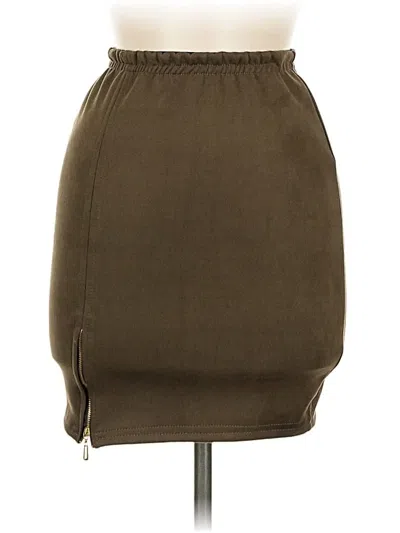 Pre-owned Assorted Brands Casual Skirt In Brown