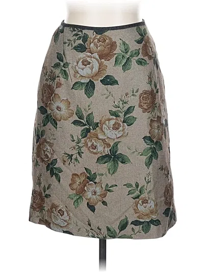 Pre-owned Assorted Brands Casual Skirt In Brown