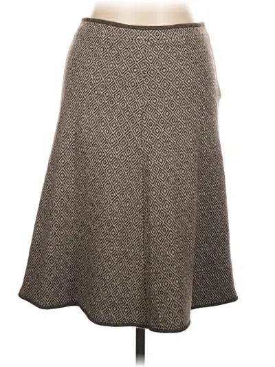 Pre-owned Assorted Brands Casual Skirt In Brown