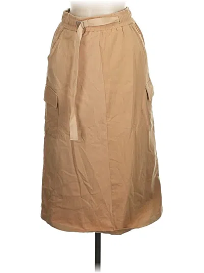 Pre-owned Assorted Brands Casual Skirt In Brown