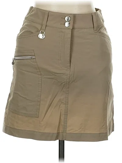 Pre-owned Assorted Brands Casual Skirt In Brown