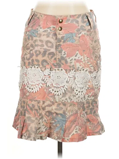 Pre-owned Assorted Brands Casual Skirt In Brown