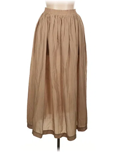 Pre-owned Assorted Brands Casual Skirt In Brown
