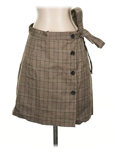 Pre-owned Assorted Brands Casual Skirt In Brown