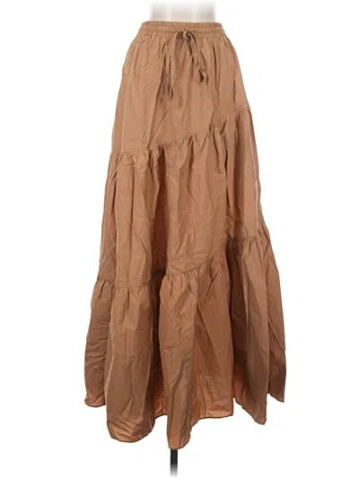 Pre-owned Assorted Brands Casual Skirt In Brown
