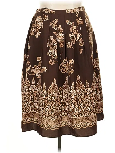 Pre-owned Assorted Brands Casual Skirt In Brown