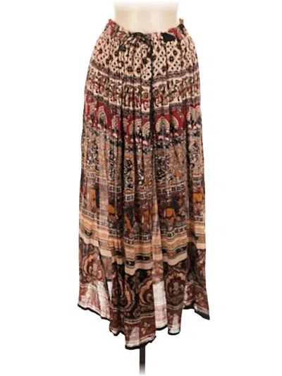 Pre-owned Assorted Brands Casual Skirt In Brown
