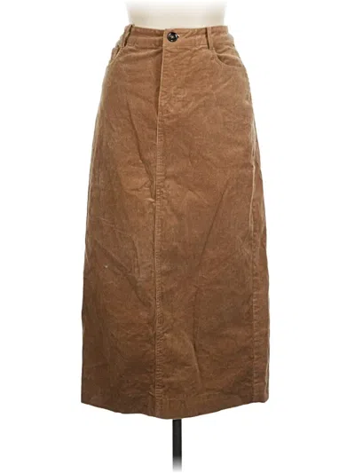 Pre-owned Assorted Brands Casual Skirt In Brown