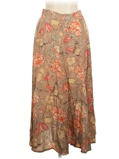 Pre-owned Assorted Brands Casual Skirt In Brown