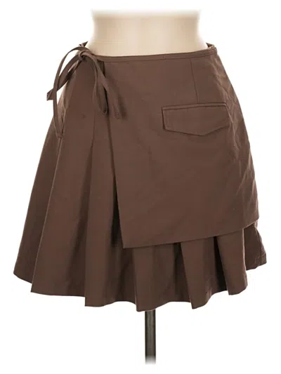Pre-owned Assorted Brands Casual Skirt In Brown