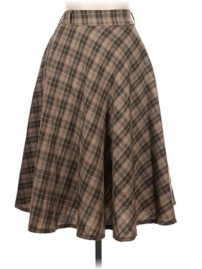 Pre-owned Assorted Brands Casual Skirt In Brown
