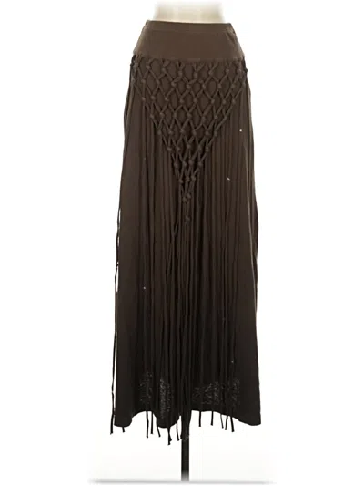 Pre-owned Assorted Brands Casual Skirt In Brown