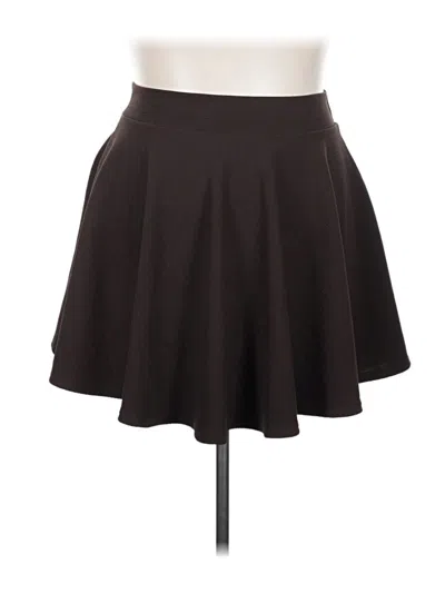 Pre-owned Assorted Brands Casual Skirt In Brown