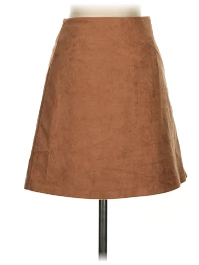 Pre-owned Assorted Brands Casual Skirt In Brown