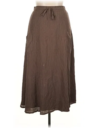 Pre-owned Assorted Brands Casual Skirt In Brown