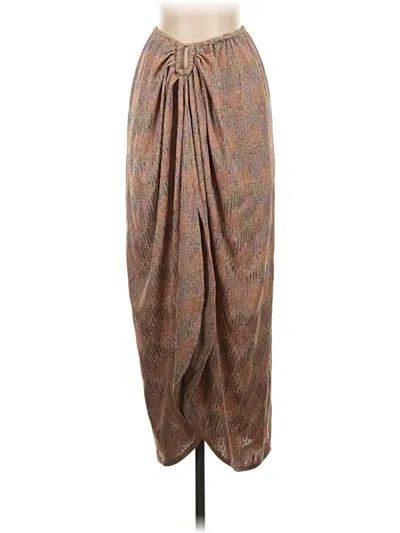 Pre-owned Assorted Brands Casual Skirt In Brown