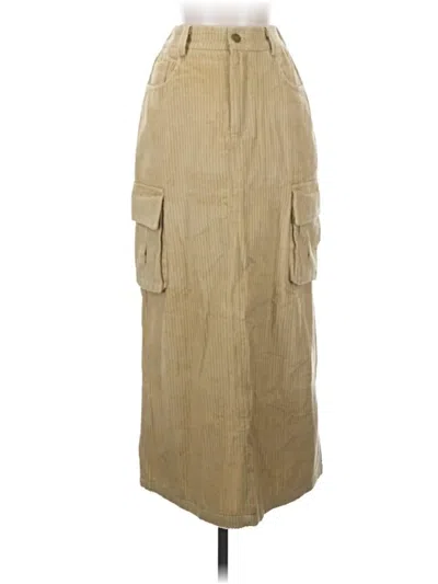 Pre-owned Assorted Brands Casual Skirt In Brown