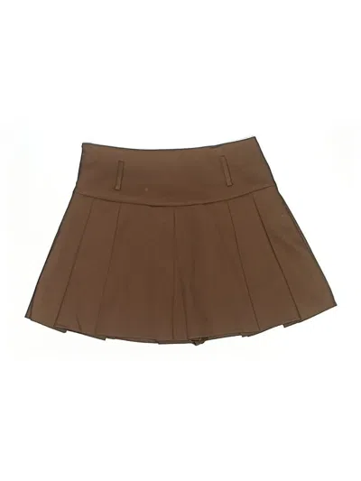 Pre-owned Assorted Brands Casual Skirt In Brown