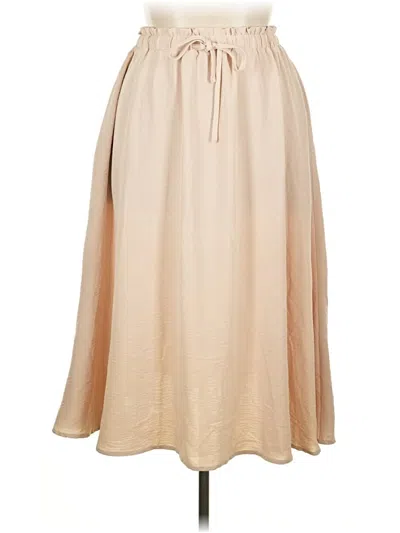 Pre-owned Assorted Brands Casual Skirt In Brown