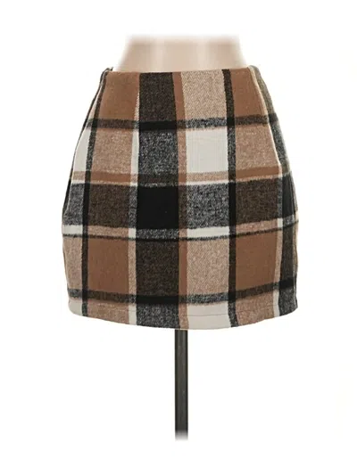 Pre-owned Assorted Brands Casual Skirt In Brown