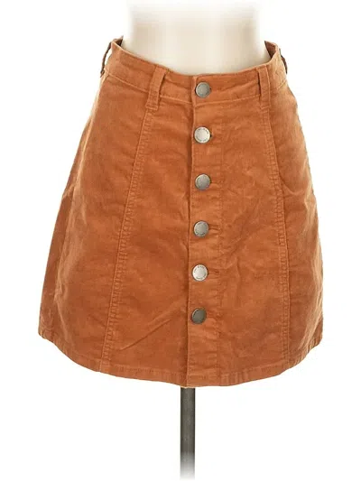 Pre-owned Assorted Brands Casual Skirt In Brown