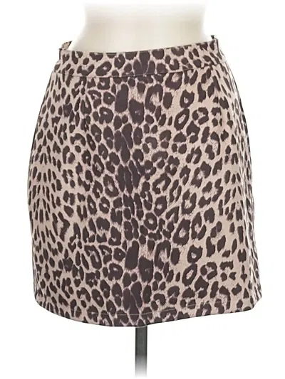 Pre-owned Assorted Brands Casual Skirt In Brown