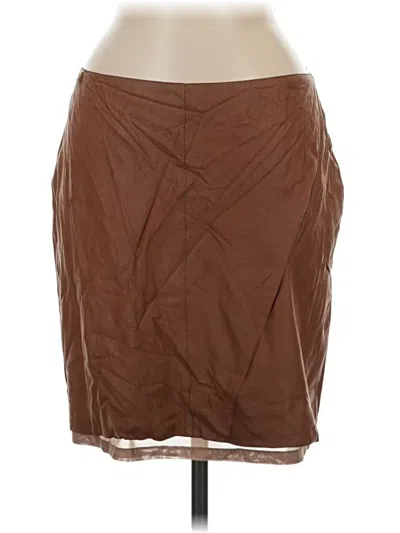 Pre-owned Assorted Brands Casual Skirt In Brown