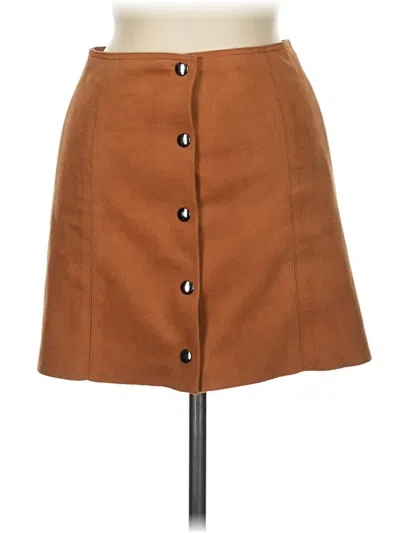Pre-owned Assorted Brands Casual Skirt In Brown