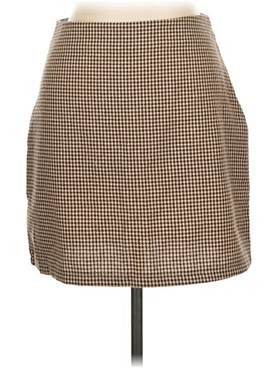 Pre-owned Assorted Brands Casual Skirt In Brown