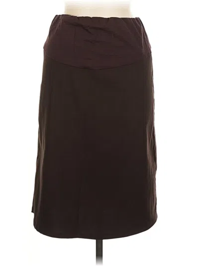 Pre-owned Assorted Brands Casual Skirt In Brown