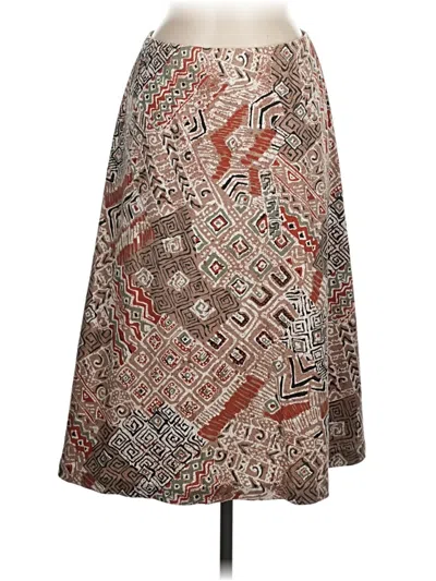 Pre-owned Assorted Brands Casual Skirt In Brown